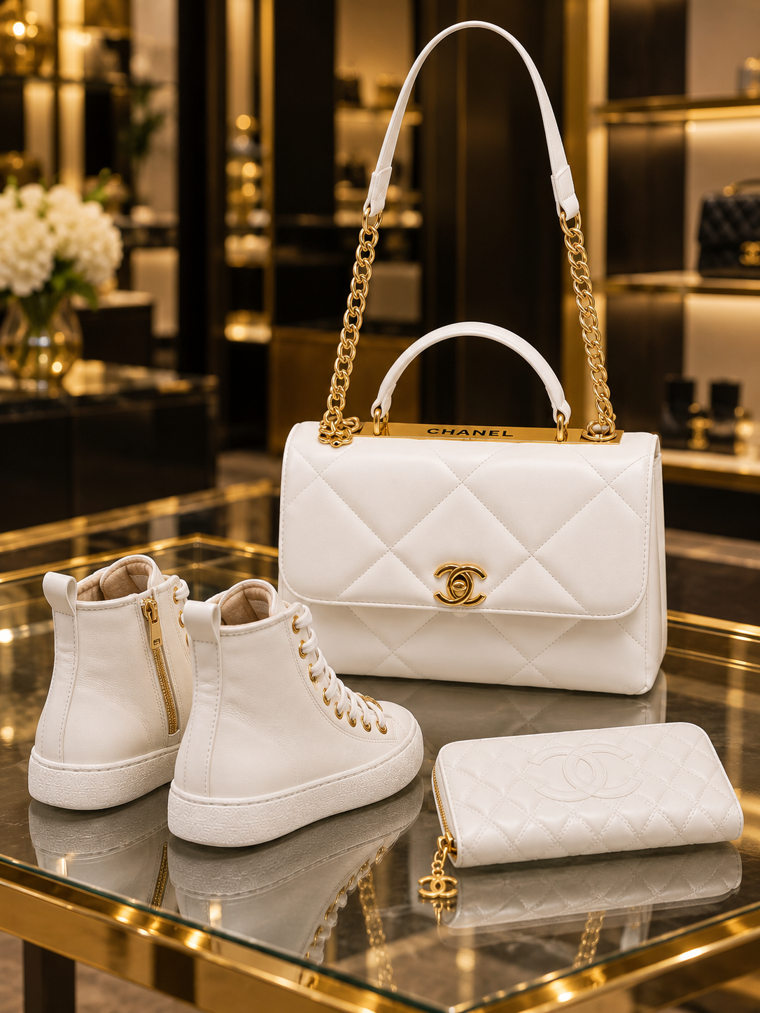 CH - Bag and Boot and Wallet Set