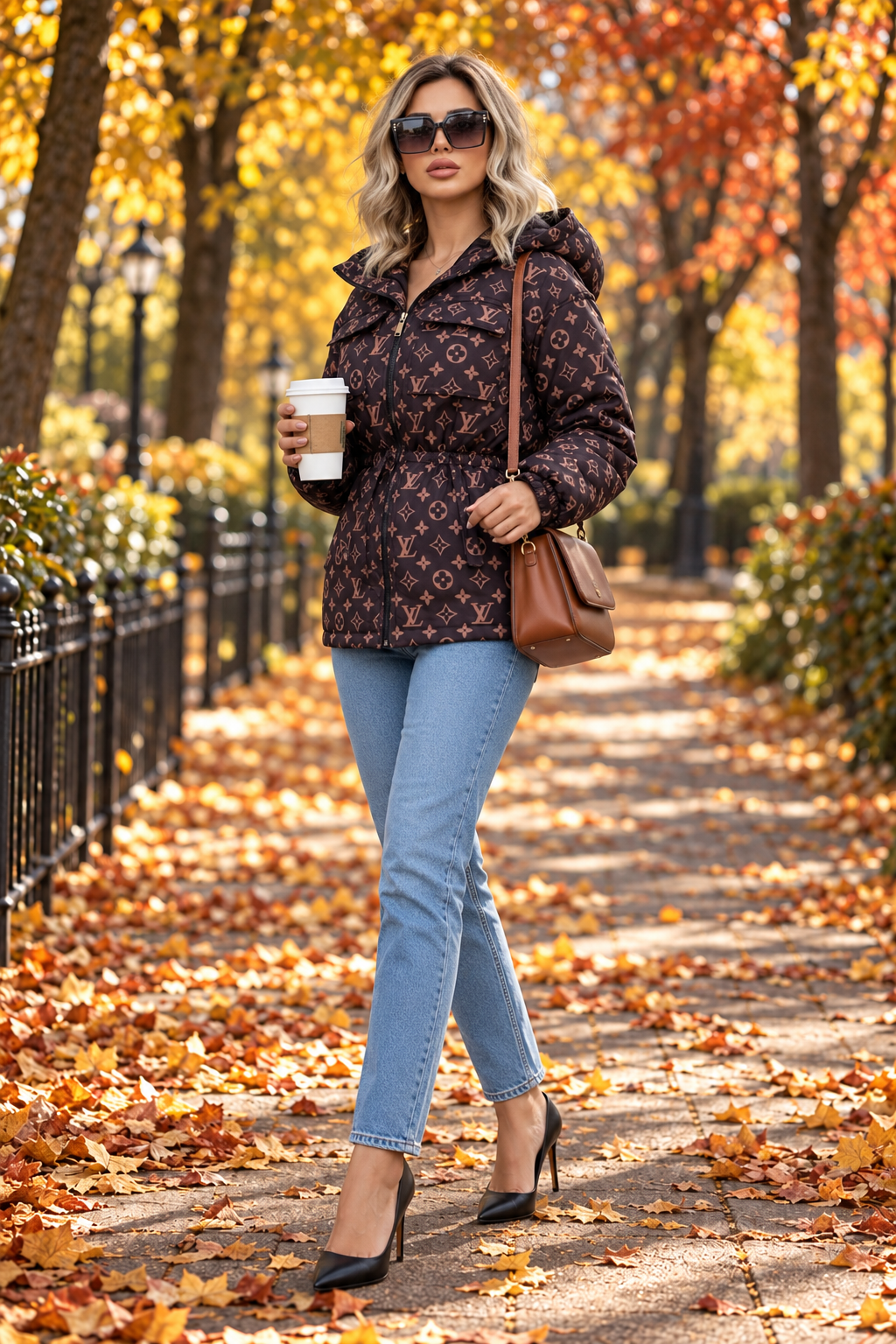 Hooded Puffer Quilted Jacket