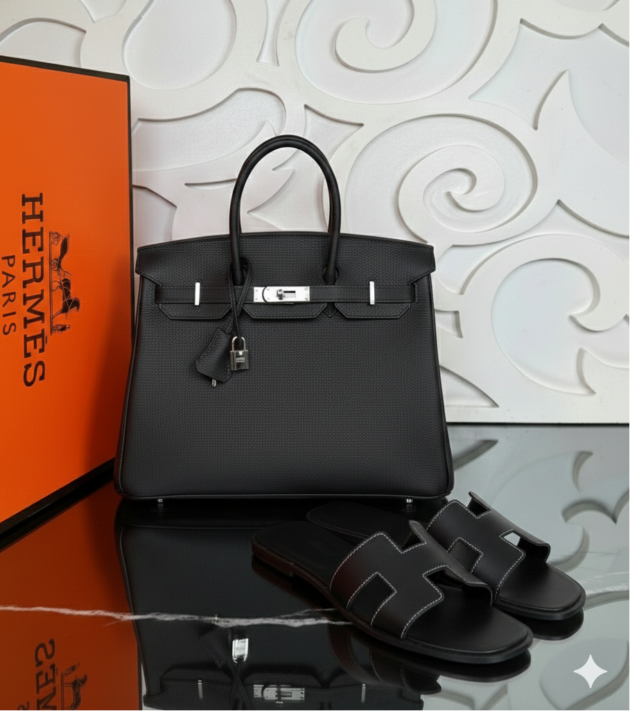 Birkin 35 Bag and Slipper Set