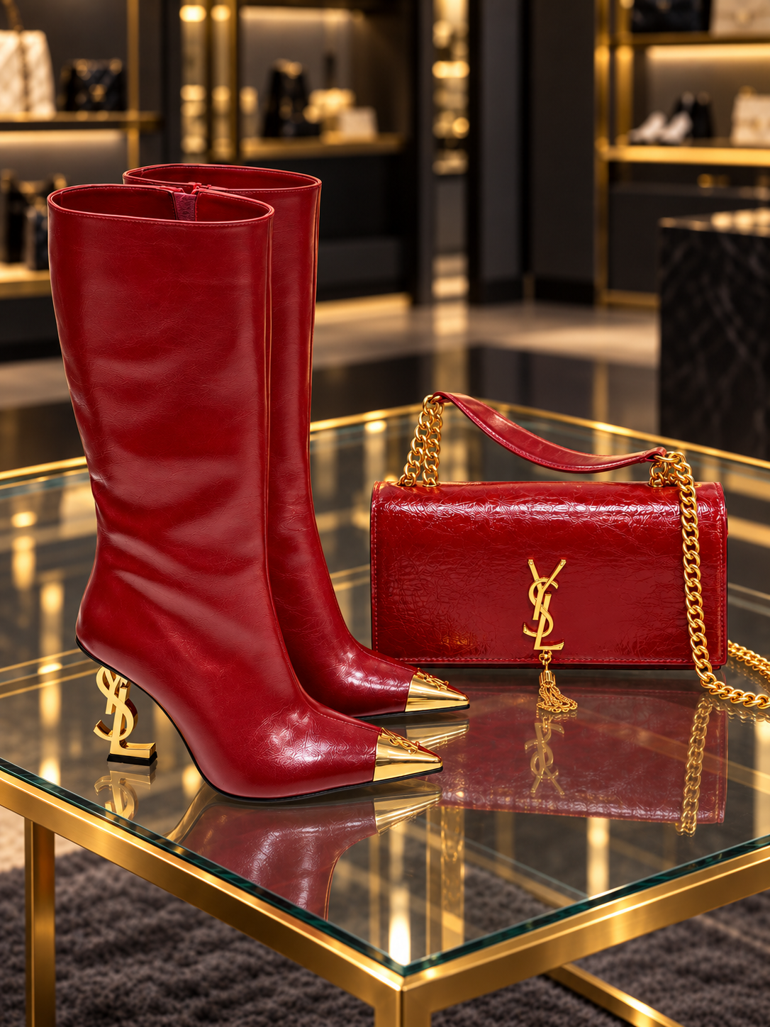 YS1 - Bag, Shoes and Wallet Set
