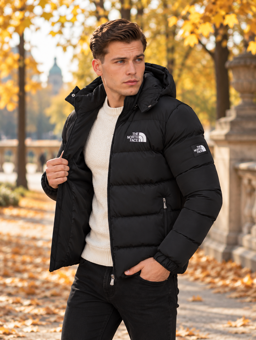 Premium Puffer Black Coat