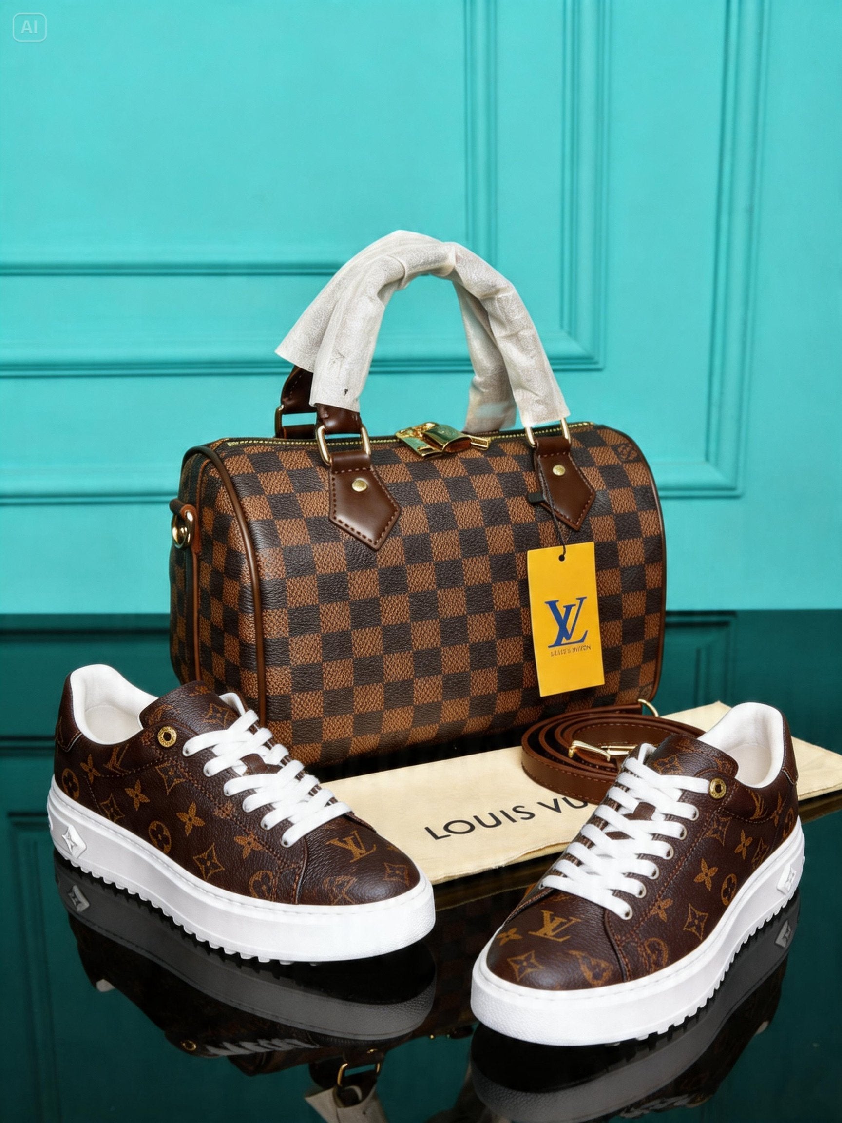 Speedy 25 Bag and Shoes