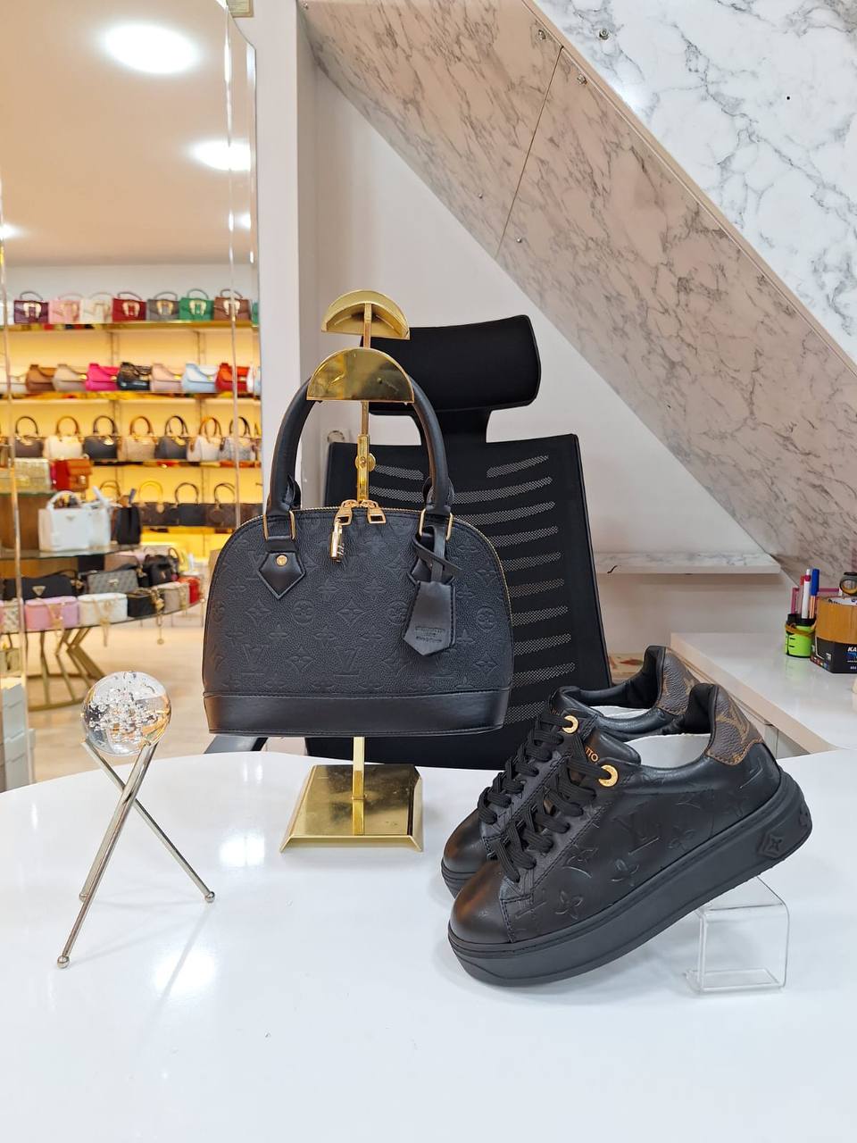 Bag and Sneakers