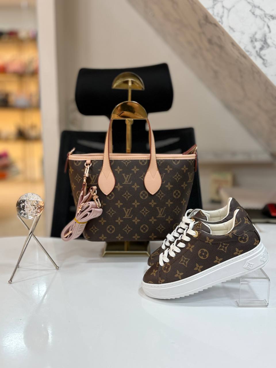 Bag and Sneakers