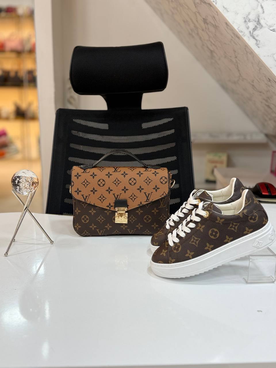 Bag and Sneakers