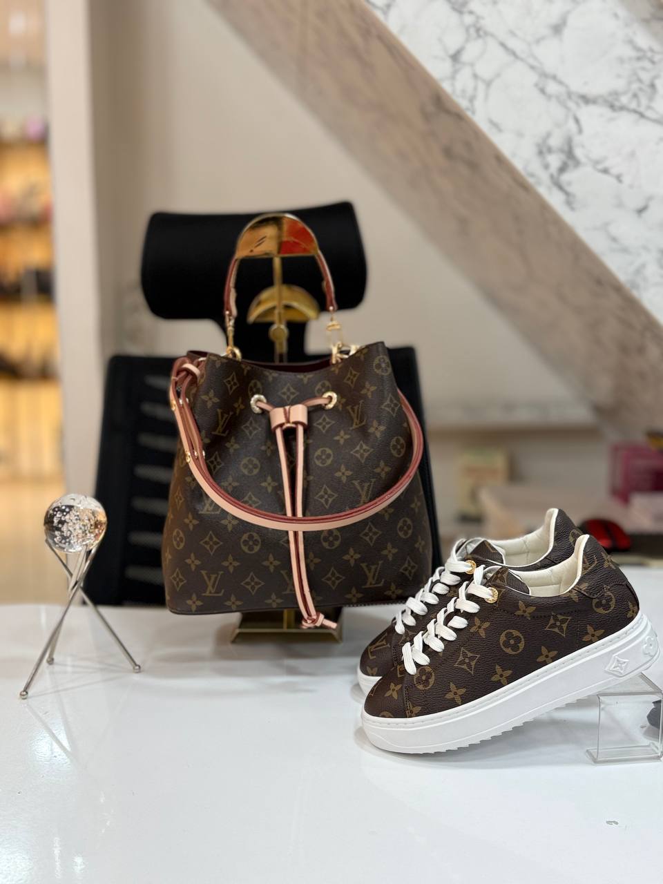 Bag and Sneakers