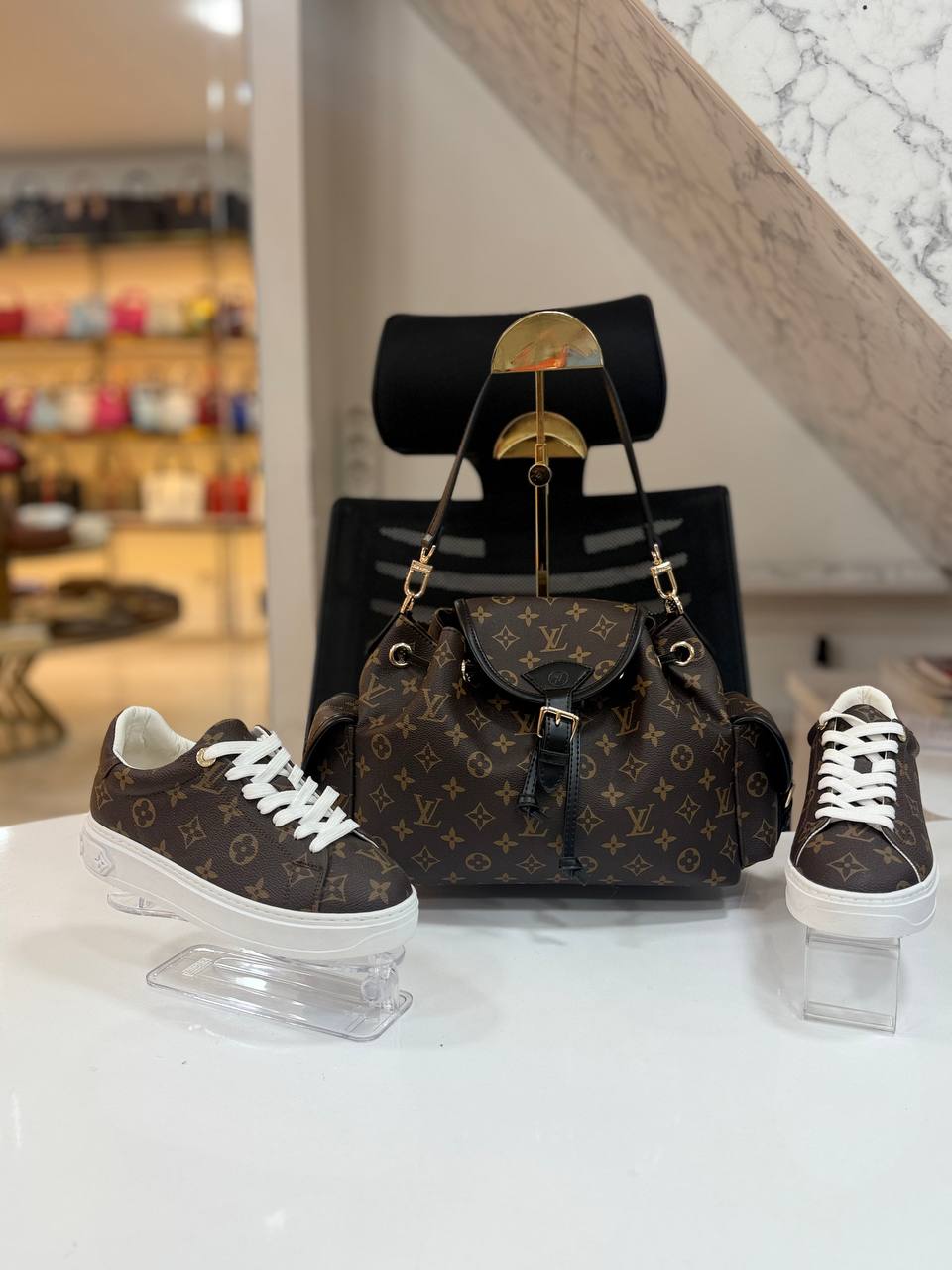 Bag and Sneakers