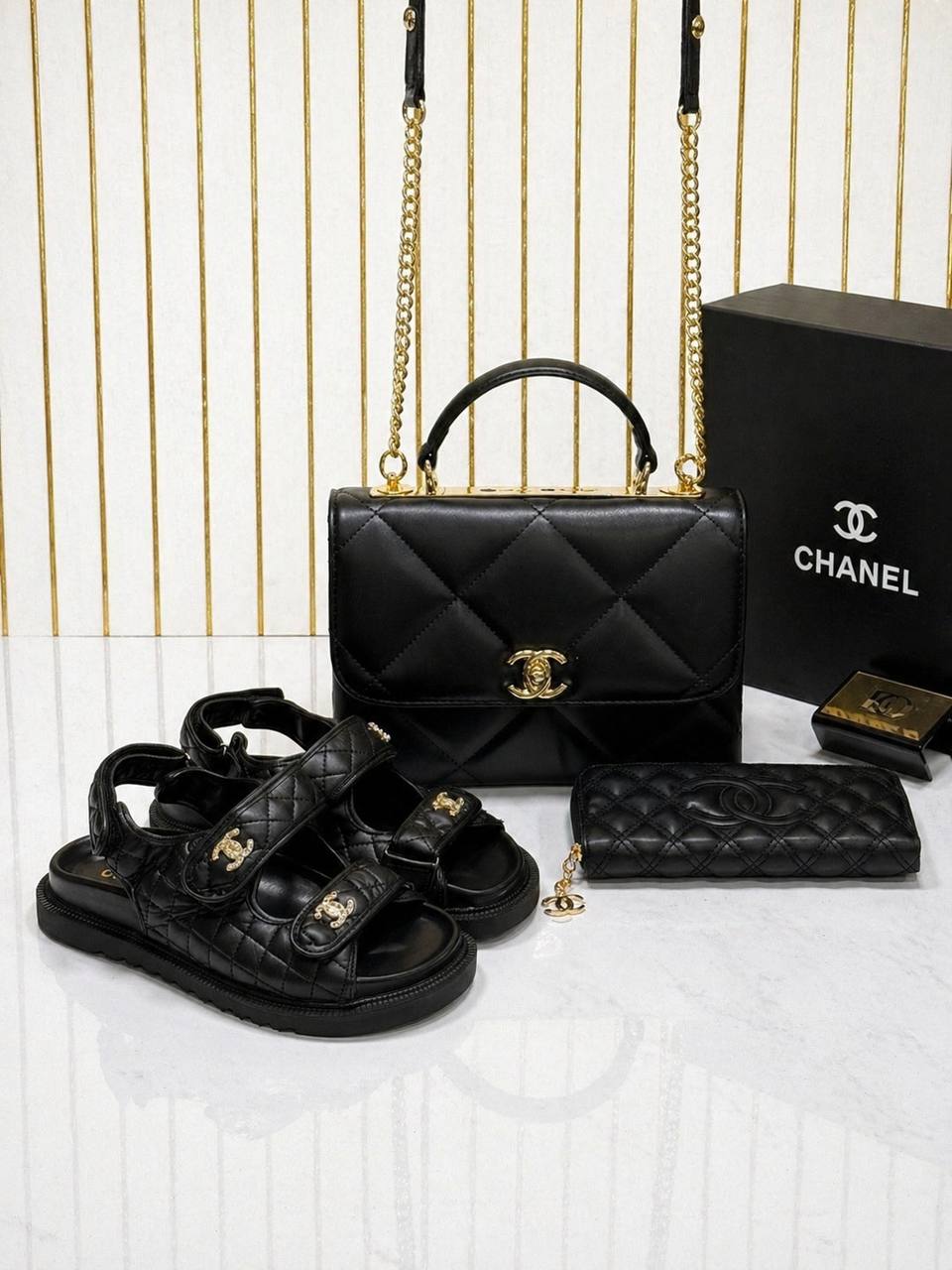 CH Bag, Wallet and Slipper