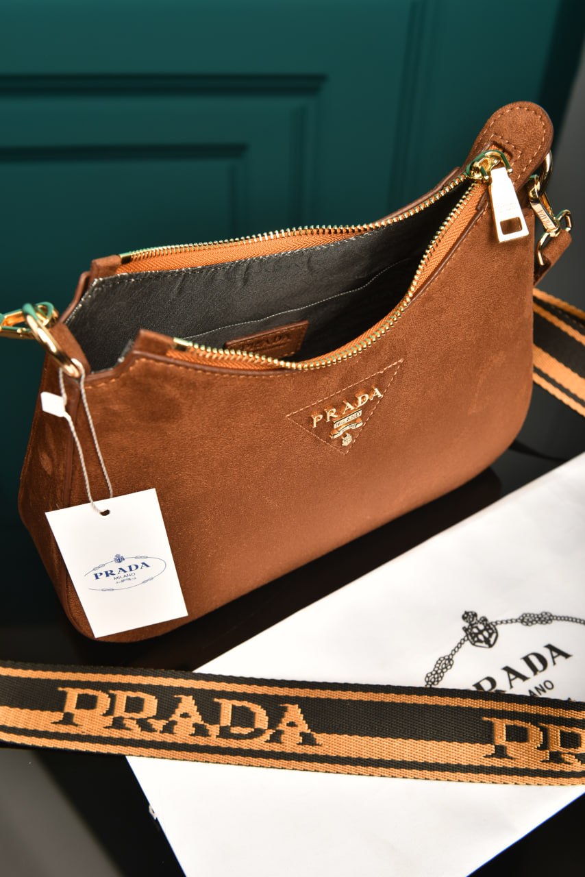 'P-Small Leather Shoulder Ba