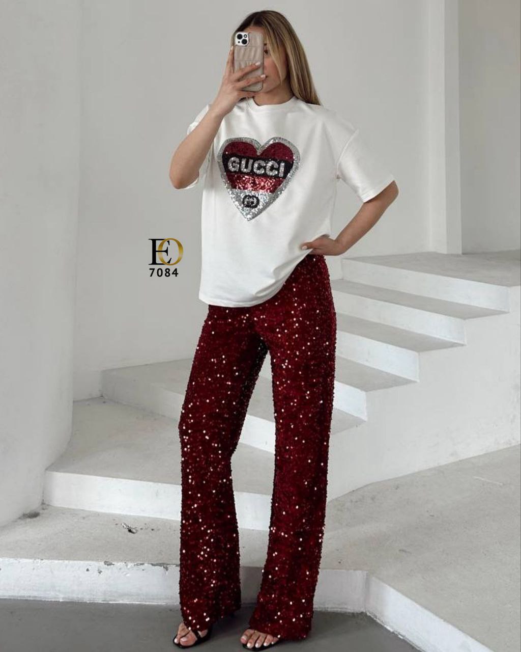 2 -Piece Sequin Set