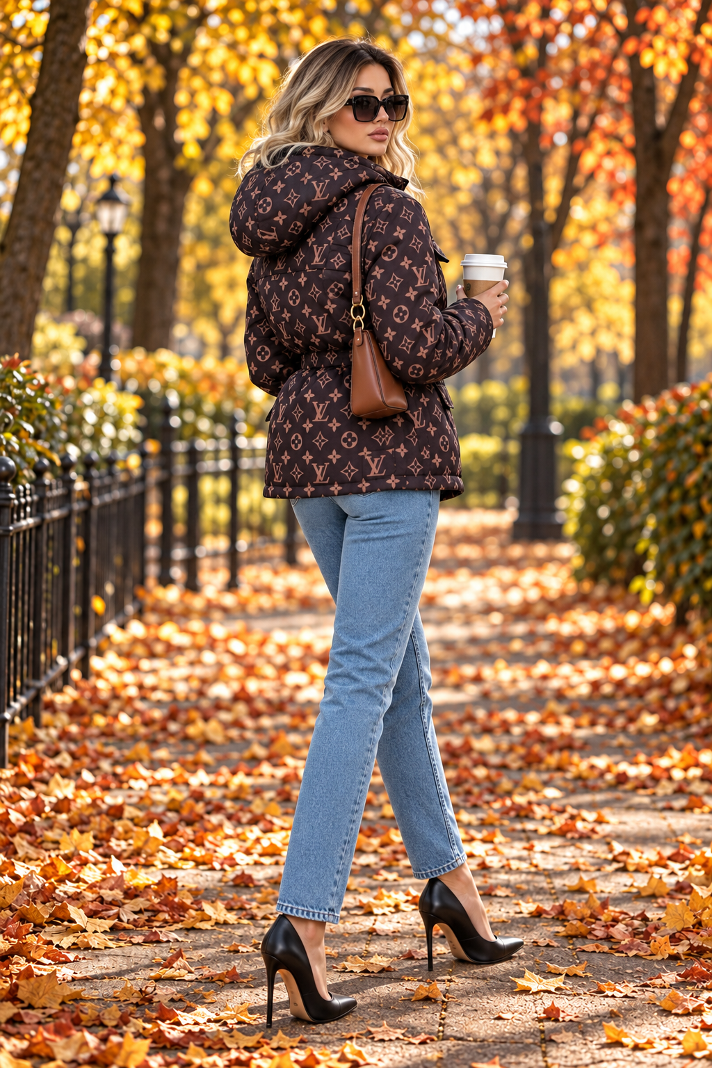 Hooded Puffer Quilted Jacket