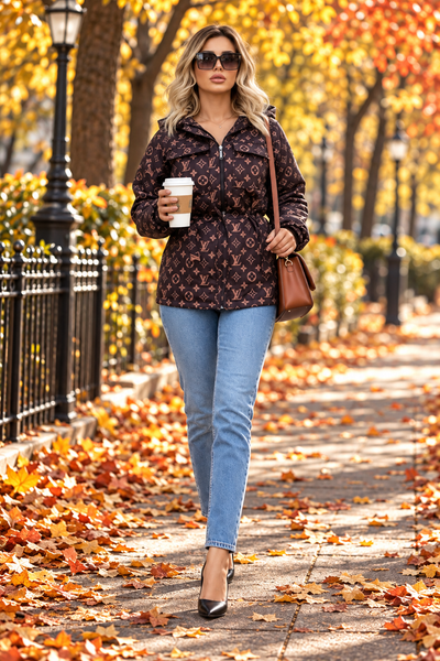 Hooded Puffer Quilted Jacket