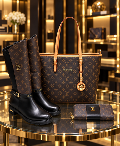 Bag, Boot and Wallet Set