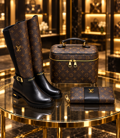Bag, Boot and Wallet Set