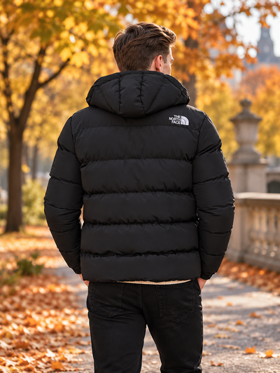 Premium Puffer Black Coat