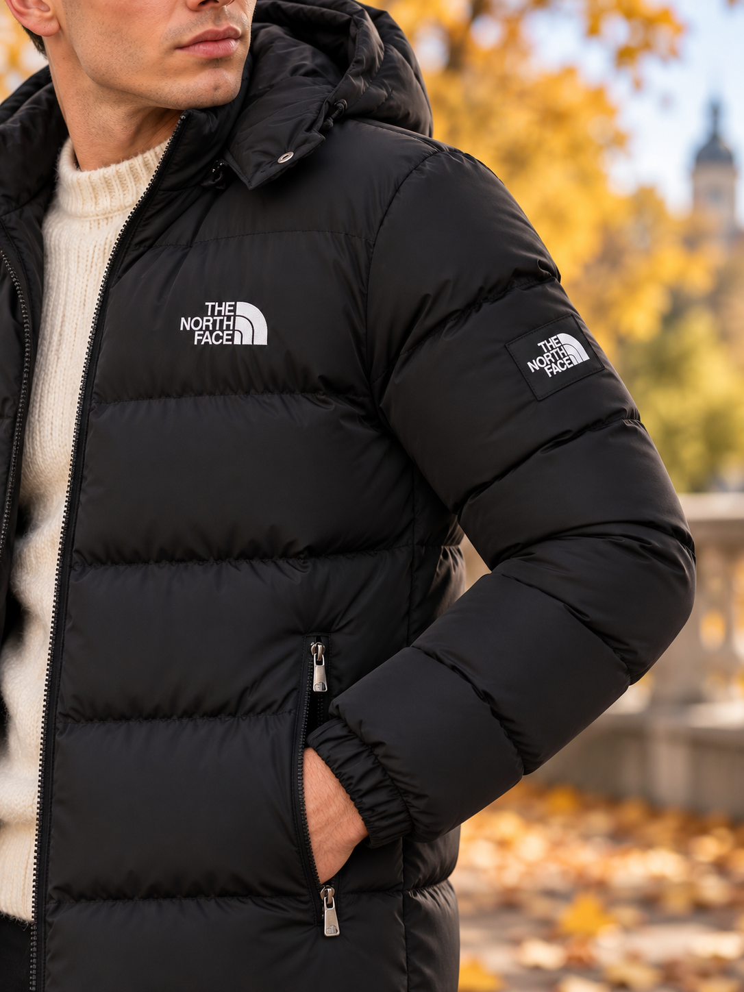 Premium Puffer Black Coat