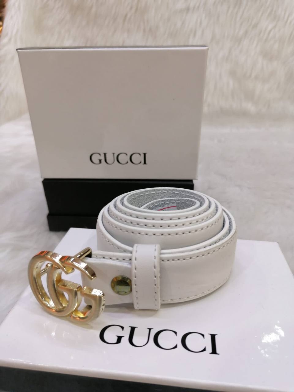 G.G. Leather Belt