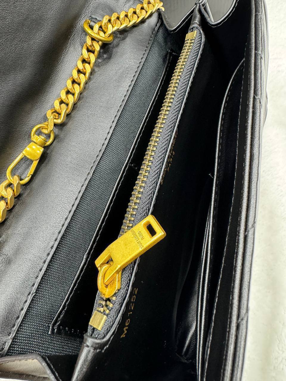'- Quilted Shoulder Bag (Big) (DarkSilver)