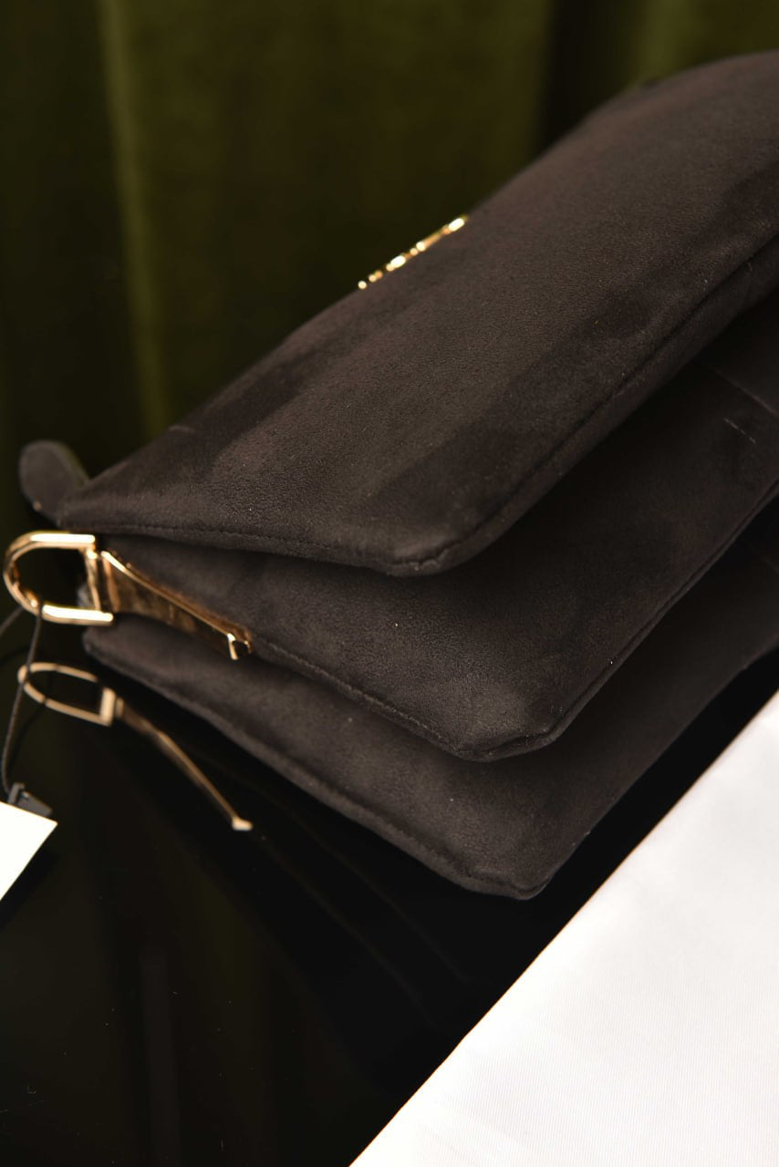 PRD - Vitello Daino Soft Mini Zippered Bag Argilla