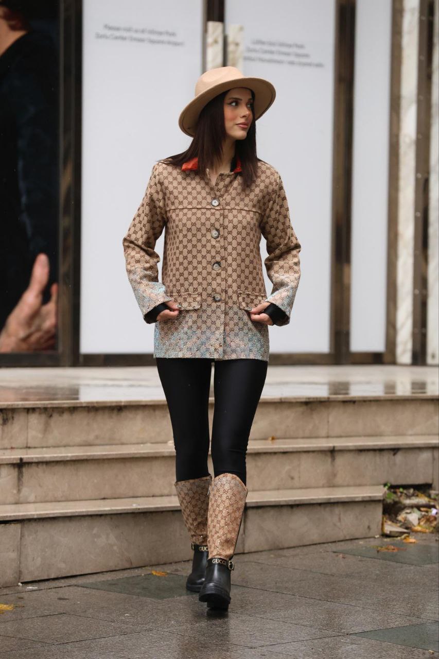 Stone Patterned Coat