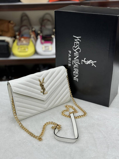 '- Quilted Shoulder Bag (Big) (DarkSilver)