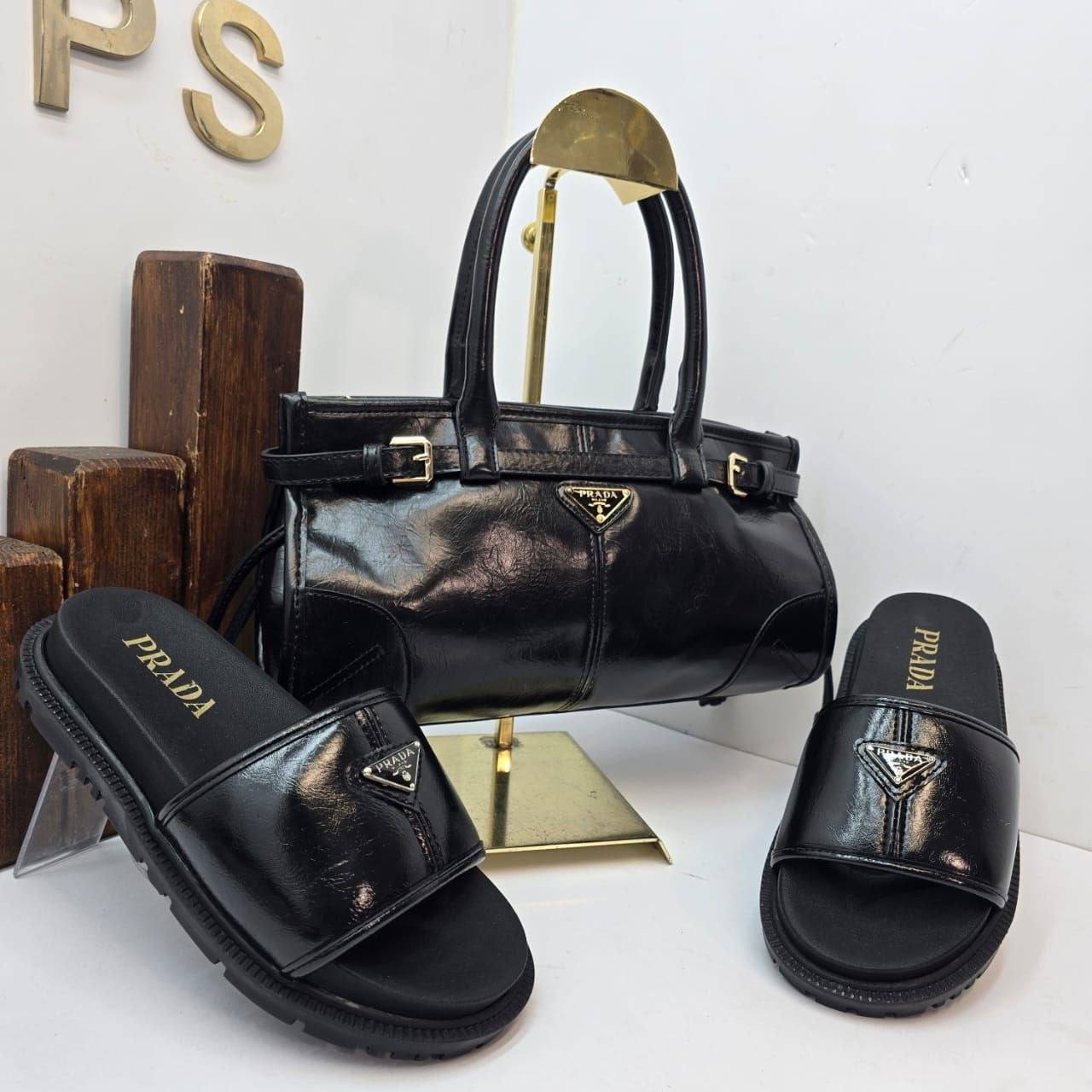 PR PR Slipper and Bag Set