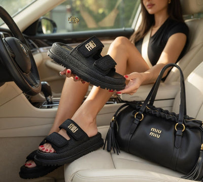 '- M Bag and Sandals