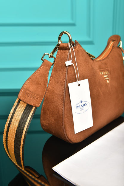 'P-Small Leather Shoulder Ba