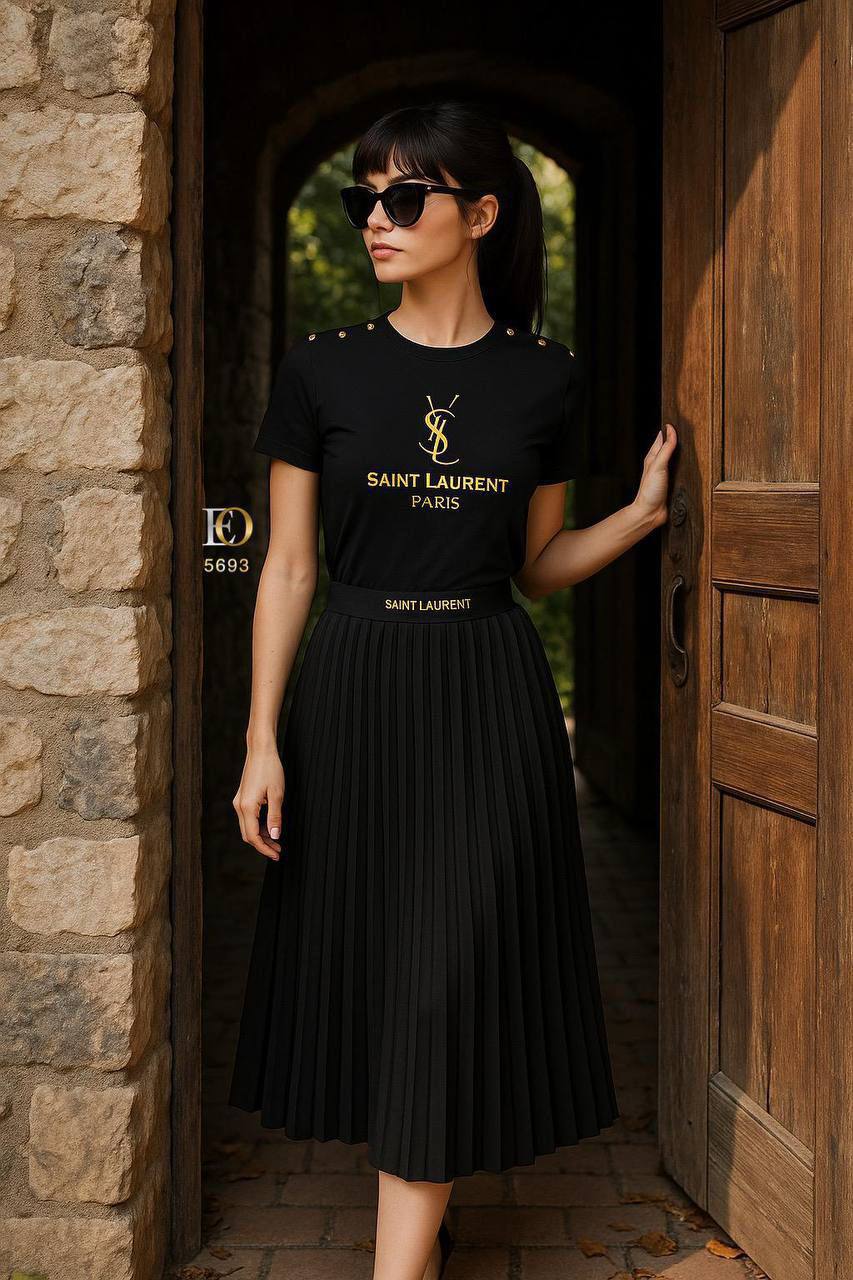 'Y - Pleated Skirt Set of 2