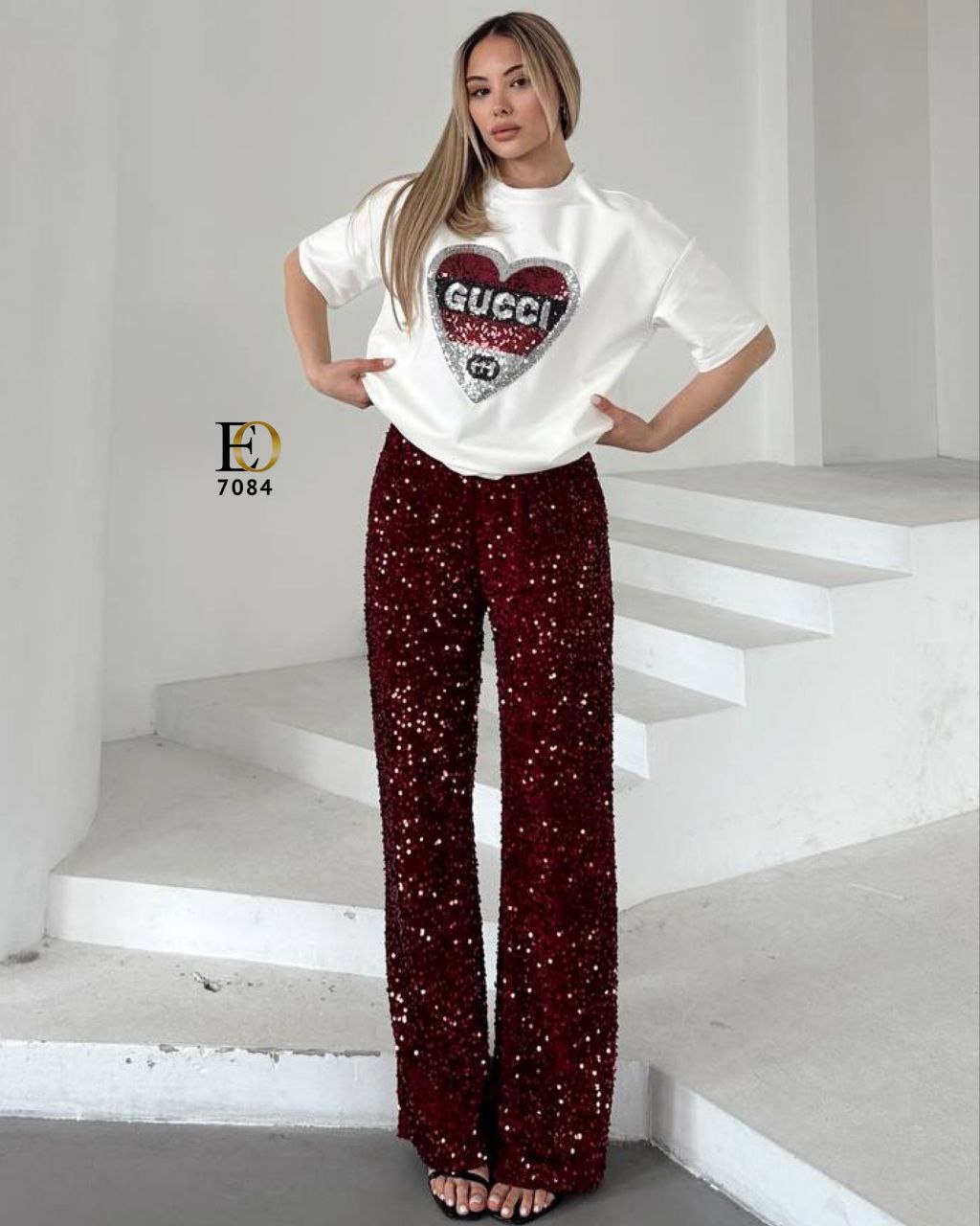 2 -Piece Sequin Set