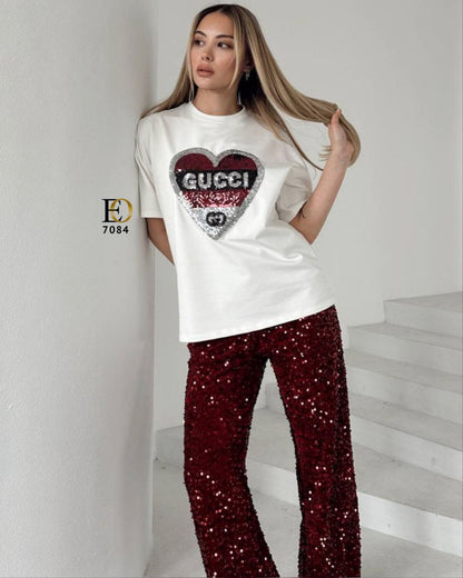 2 -Piece Sequin Set