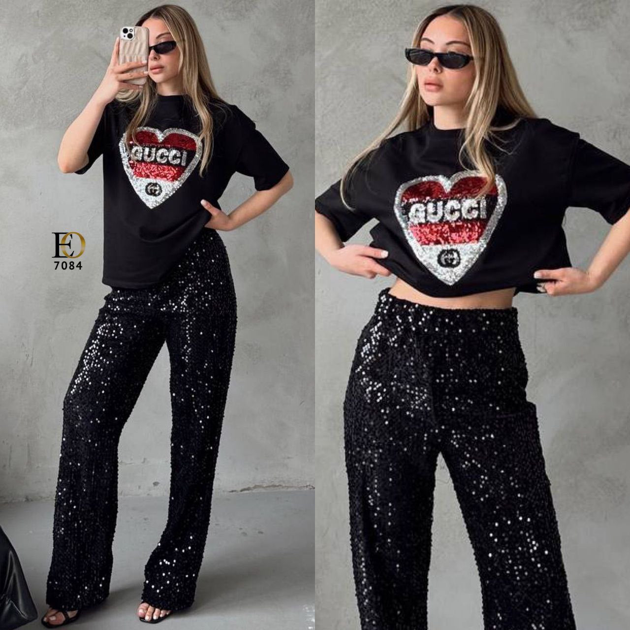 2- Piece Sequin Set