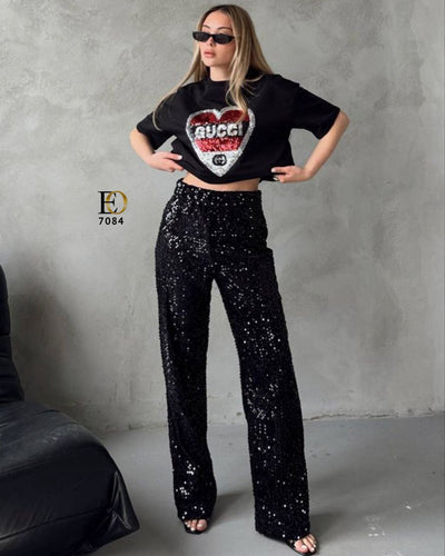2- Piece Sequin Set