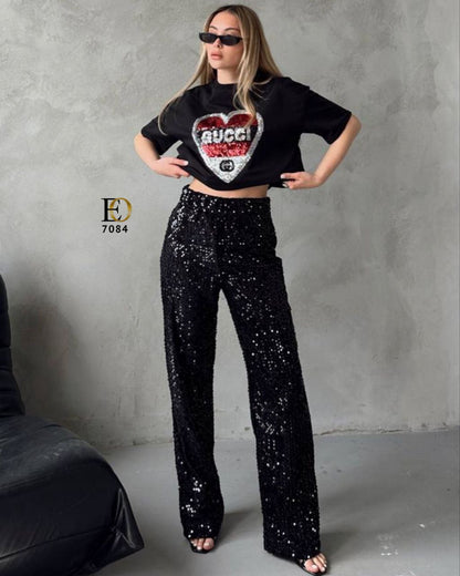 2- Piece Sequin Set